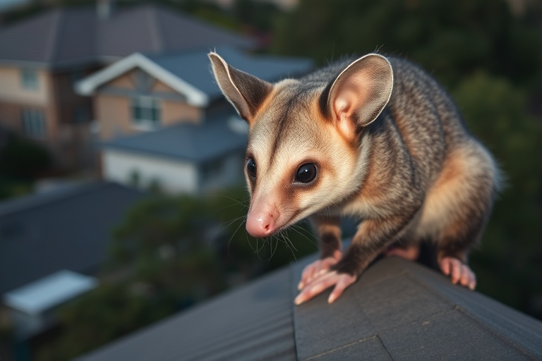 Possum in Carrum Downs residential area