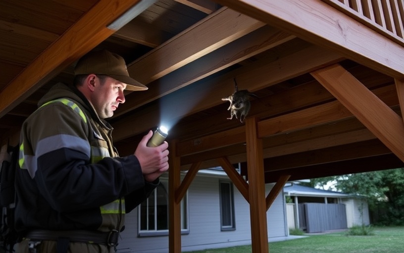 Under Deck Possum Removal in Carrum Downs